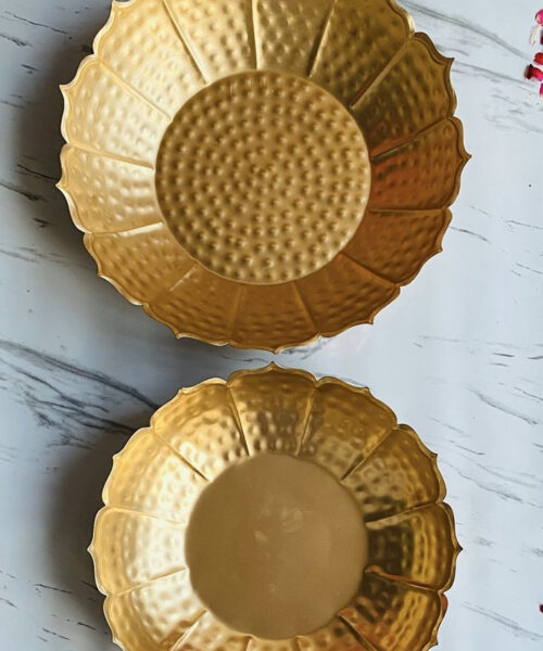 2 pcs Hammered Urli Set