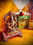 Patla Brass Ganesha with Tissue Box