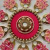 Pink  Pastel Pearl Rangoli