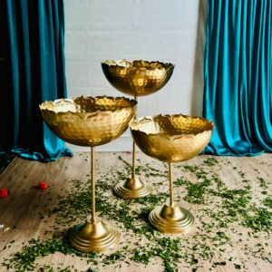 3 pcs Tall Urli Bowl Set