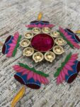 Lotus Sand Art Diya Rangoli