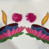 Lotus Sand Art Diya Rangoli