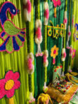 Fabric Garlands (Green/Pink/Off white)