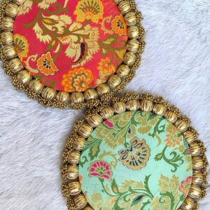 Floral  Double Sided Plate