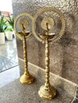 Peacock Brass Deepams