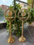 Peacock Brass Deepams