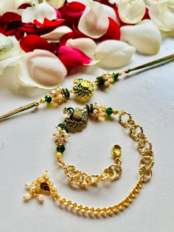 Peacock Bhaiya Bhabhi Set