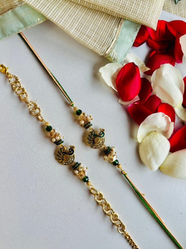 Peacock Bhaiya Bhabhi Set