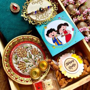 Marble Thali  Rakhi Hamper
