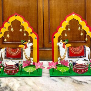 Kamdhenu Arch with lotus and Kalash