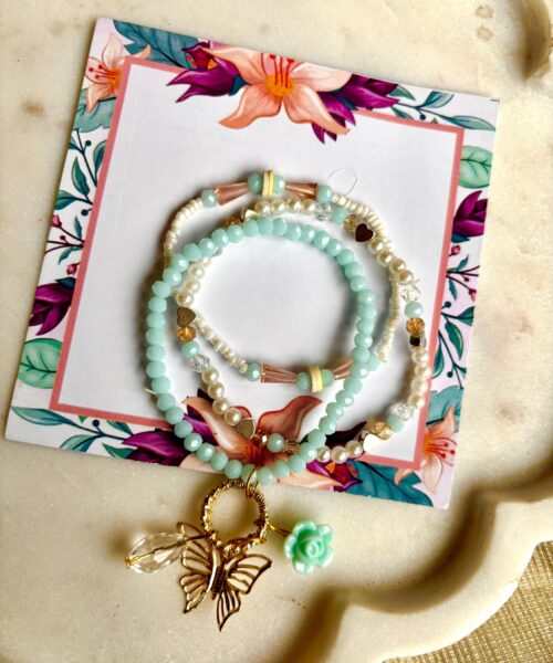 Butterfly Stack Bracelets