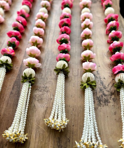 Peonies and Pearl Hanging