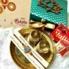 Peacock Thali Rakhi Hamper