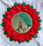 Mirror Work  Lotus  Singhasan Flat