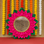 Mirror Work  Lotus  Singhasan Flat