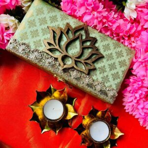 Lotus Brocade Candle Hamper