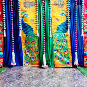 Peacock Backdrop panels