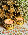 Ghungroo Metal Diya Set of 2