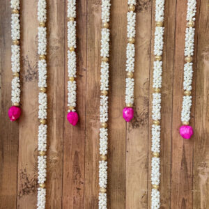 Mogra Garlands with lotus buds