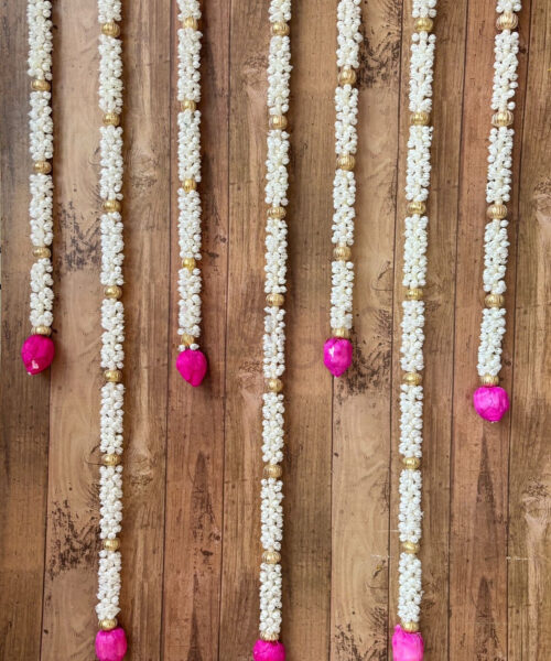 Mogra Garlands with lotus buds