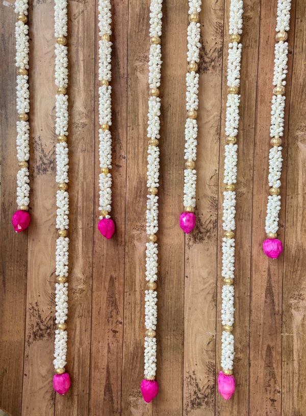 Mogra Garlands with lotus buds