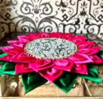 Mirror Work  Lotus  Singhasan Flat