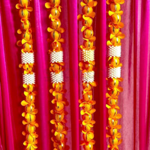 Orange Gota Ball  Hangings with bells  4