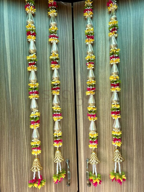 Multi  Gota Ball  Hangings Pair