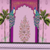 Purple Peacock Backdrop