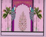 Purple Peacock Backdrop