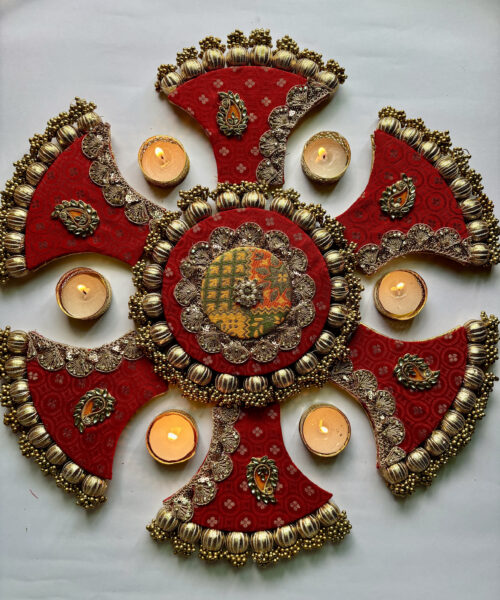 Patola Zari  Rangoli