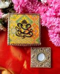 Square Kundan Candle Hamper