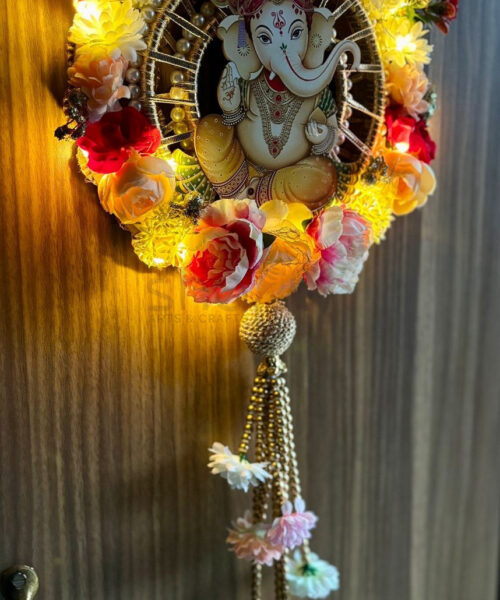 LED Ganpati Wreath