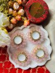 Pink Pearl Diya Box