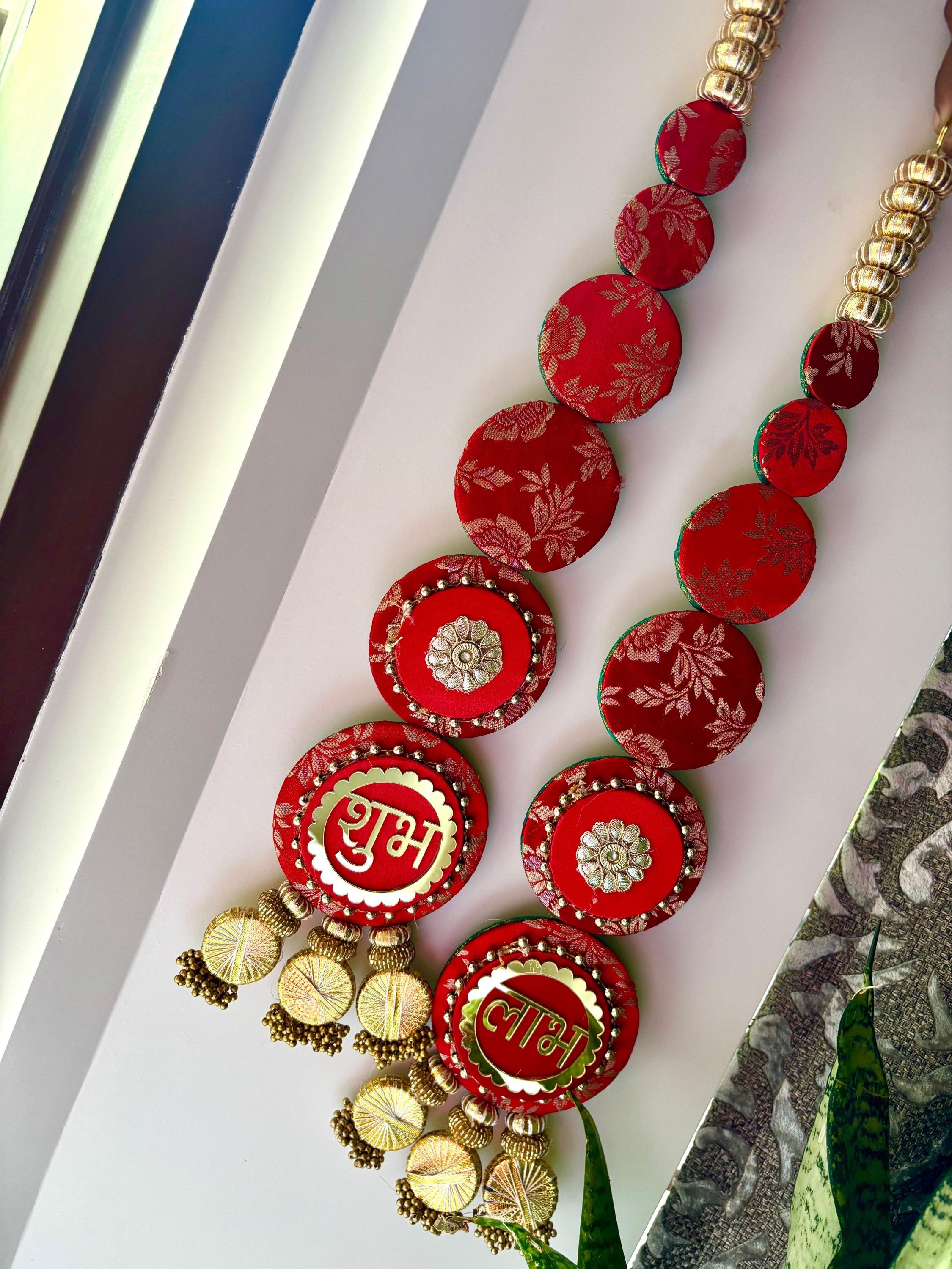 Double Sided Patola Shubh Labh