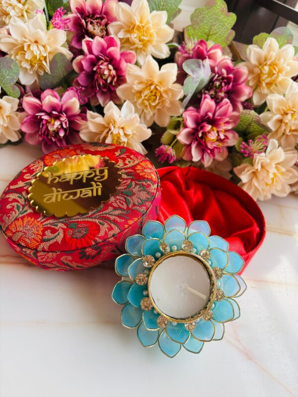 Petal Pearl Diya Box