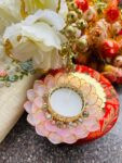 Pink Pearl Diya Box