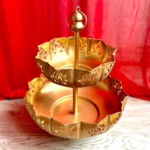 2 Tier Lotus Bowl Urli