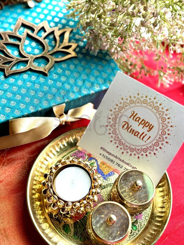 Brass Pooja Thali  Hamper