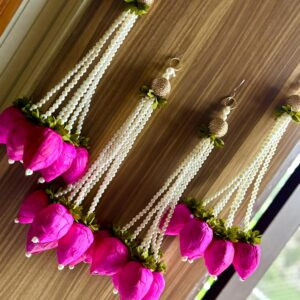 Lotus Bud Pearl Hangings 4