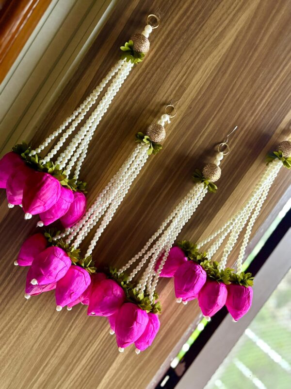 Lotus Bud Pearl Hangings 4