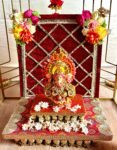 Velvet and Brocade Singhasan