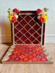 Velvet and Brocade Singhasan