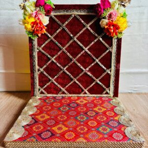 Velvet and Brocade Singhasan