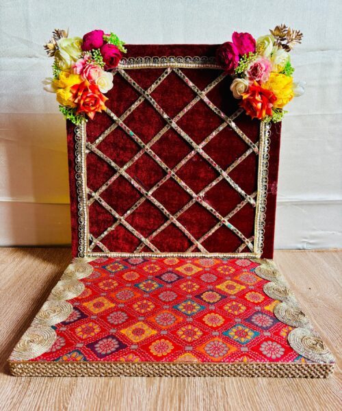 Velvet and Brocade Singhasan