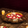 2 pcs cutwork  Urli Set