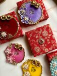 Resin Platter Brocade Hamper