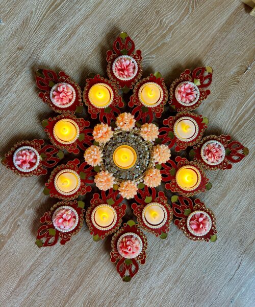 Grand  Wooden Rangoli