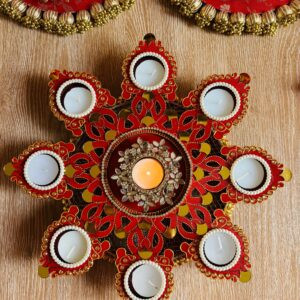 Carved  Wooden Rangoli