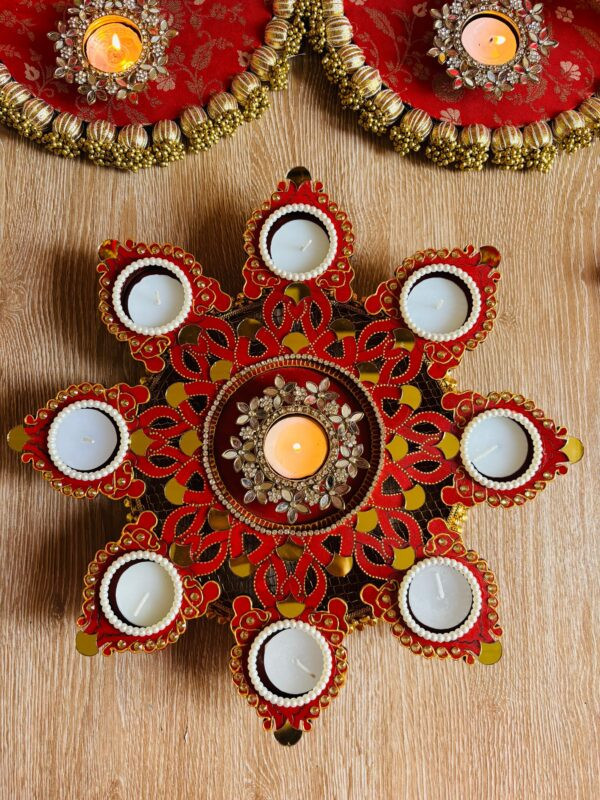 Carved  Wooden Rangoli